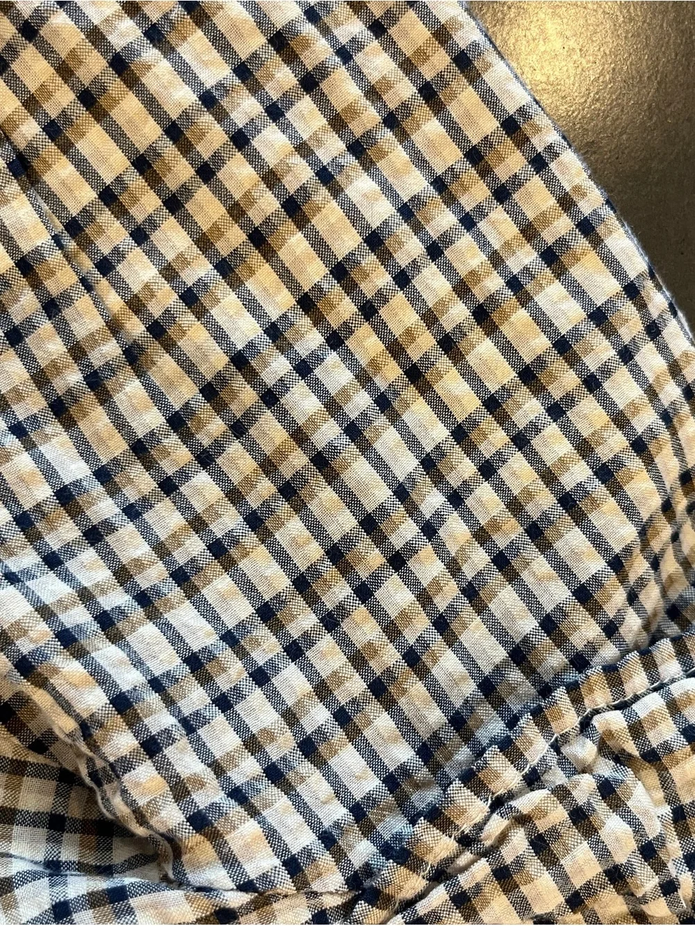 Marmar Girls Plaid Button-Front Dress with Ruffle Trim - Picture 8 of 8